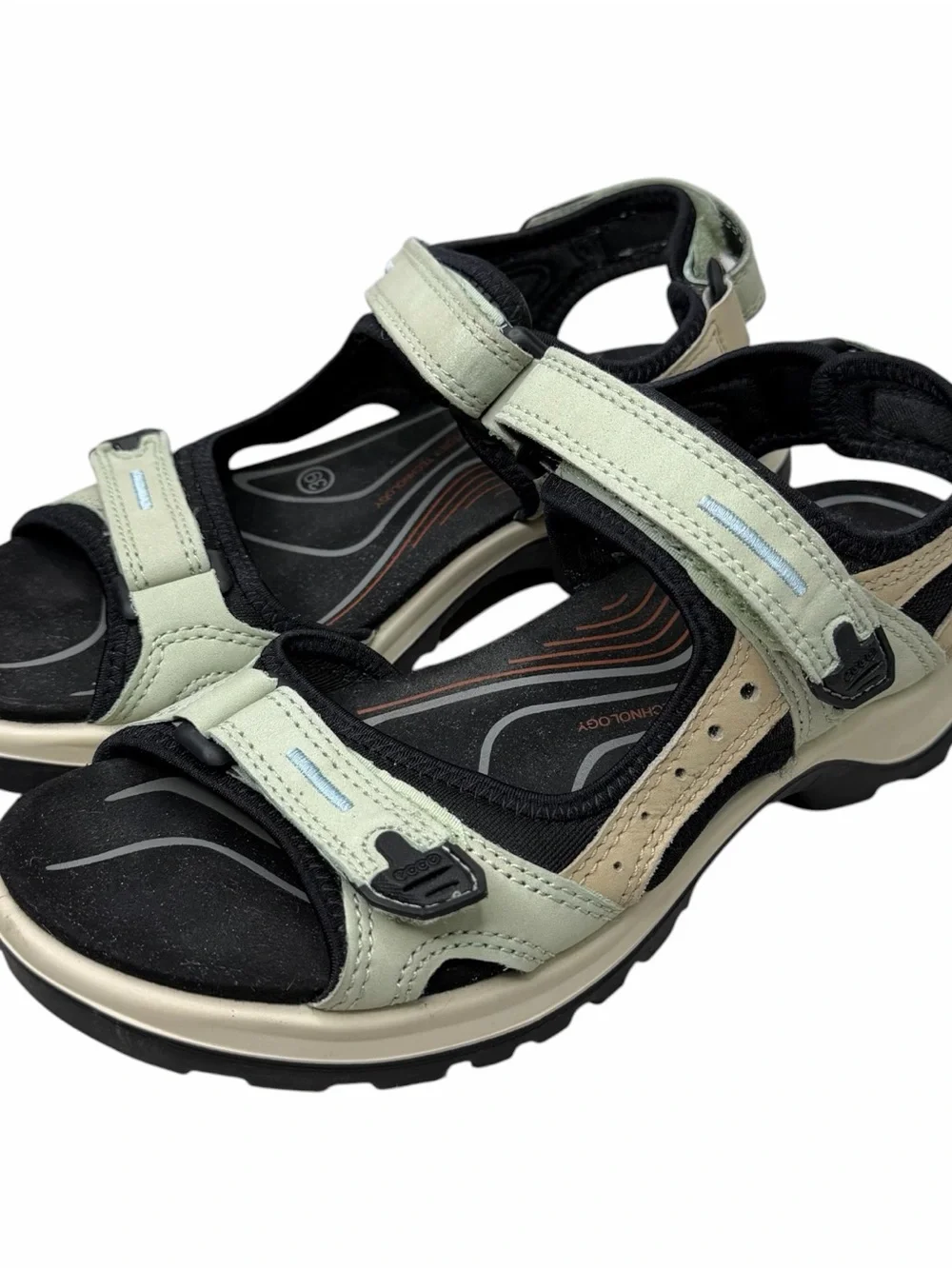 ECCO Yucatan Women's Sandals Hiking Offroad Adjustable Gorpcore EU 39/ US 8-8.5